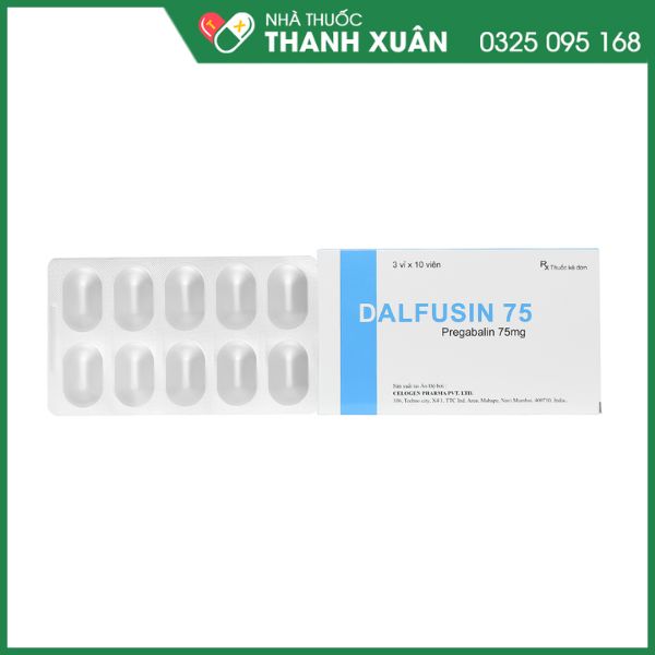 Dalfusin 75 trị động kinh, đau dây thần kinh